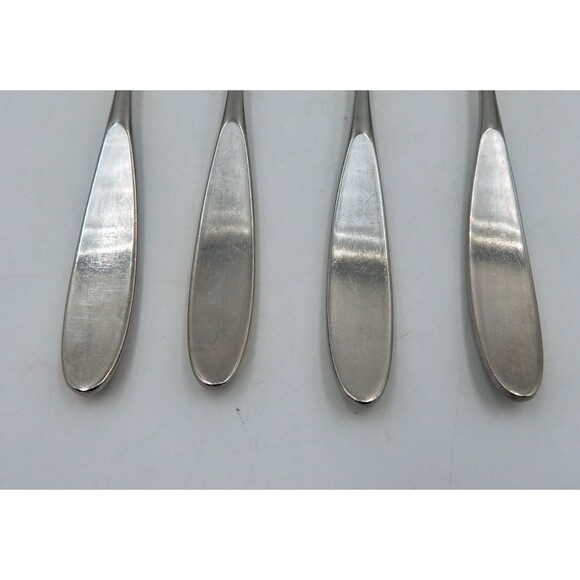 Towle Lauffer Magnum Stainless Flatware 18/8 Set 4 Salad Forks Japan 7 Inch - Picture 2 of 10